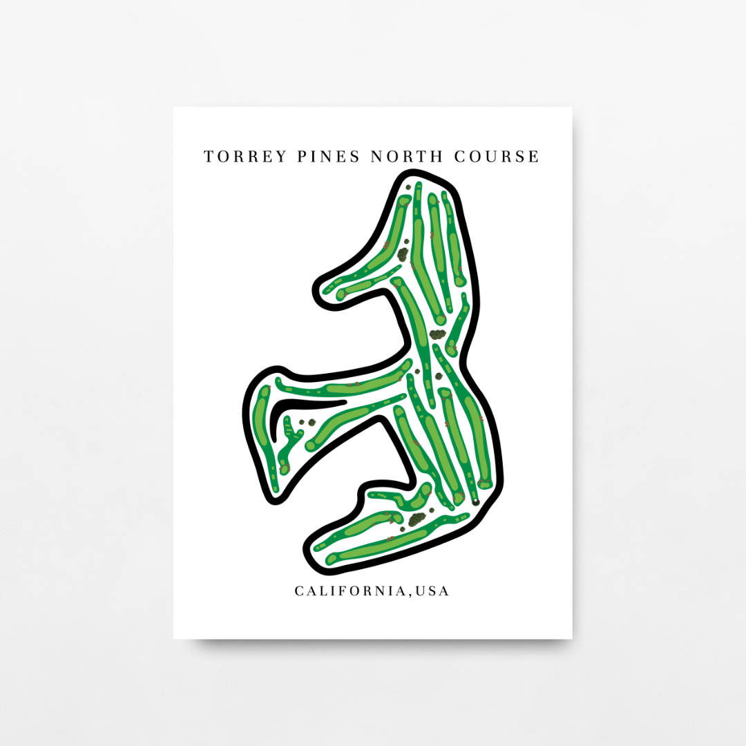 Torrey Pines North Course, Golf Course Print, California