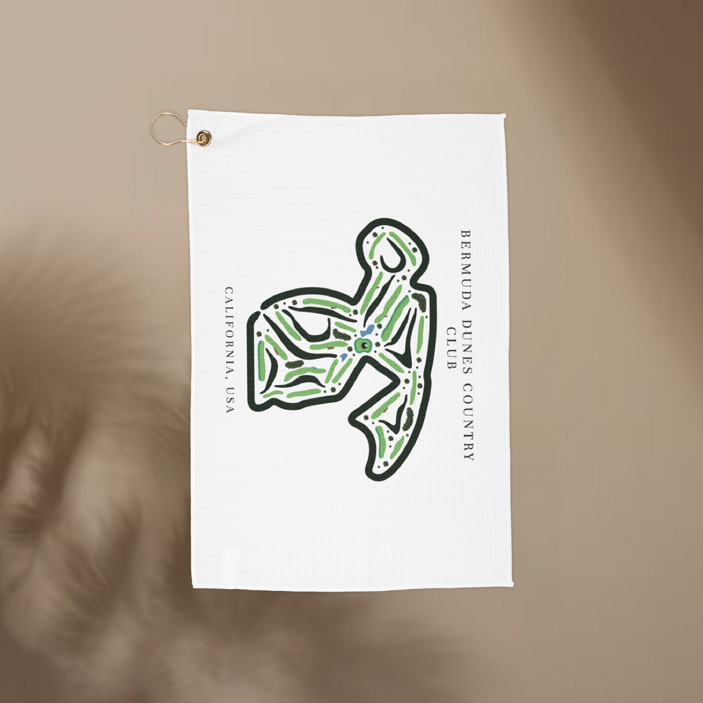 Bermuda Dunes Country Club, Golf Course Print, California | Golf Course Print Towels | Golf Course Microfiber