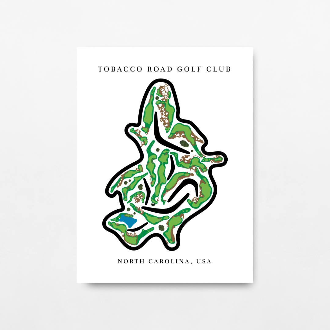 Tobacco Road Golf Club, Golf Course Print, North Carolina