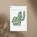 American Dunes Golf Course, Michigan | Golf Course Print Towels | Golf Course Microfiber