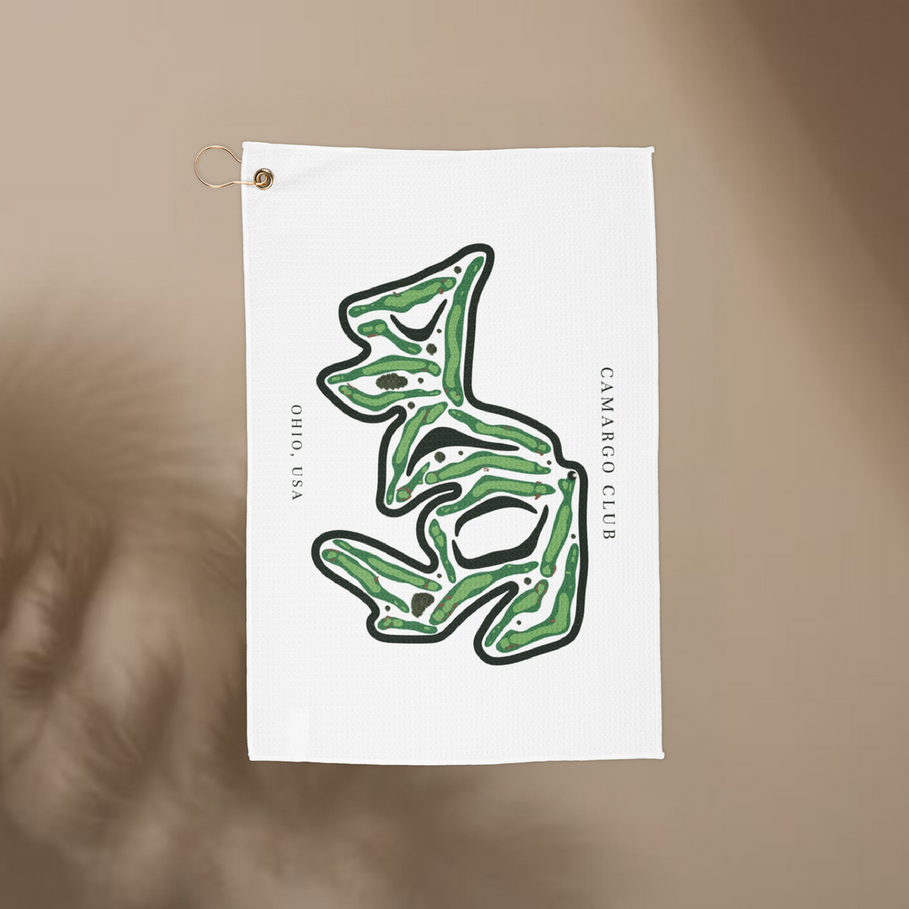 Camargo club Ohio | Golf Course Print Towels | Golf Course Microfiber