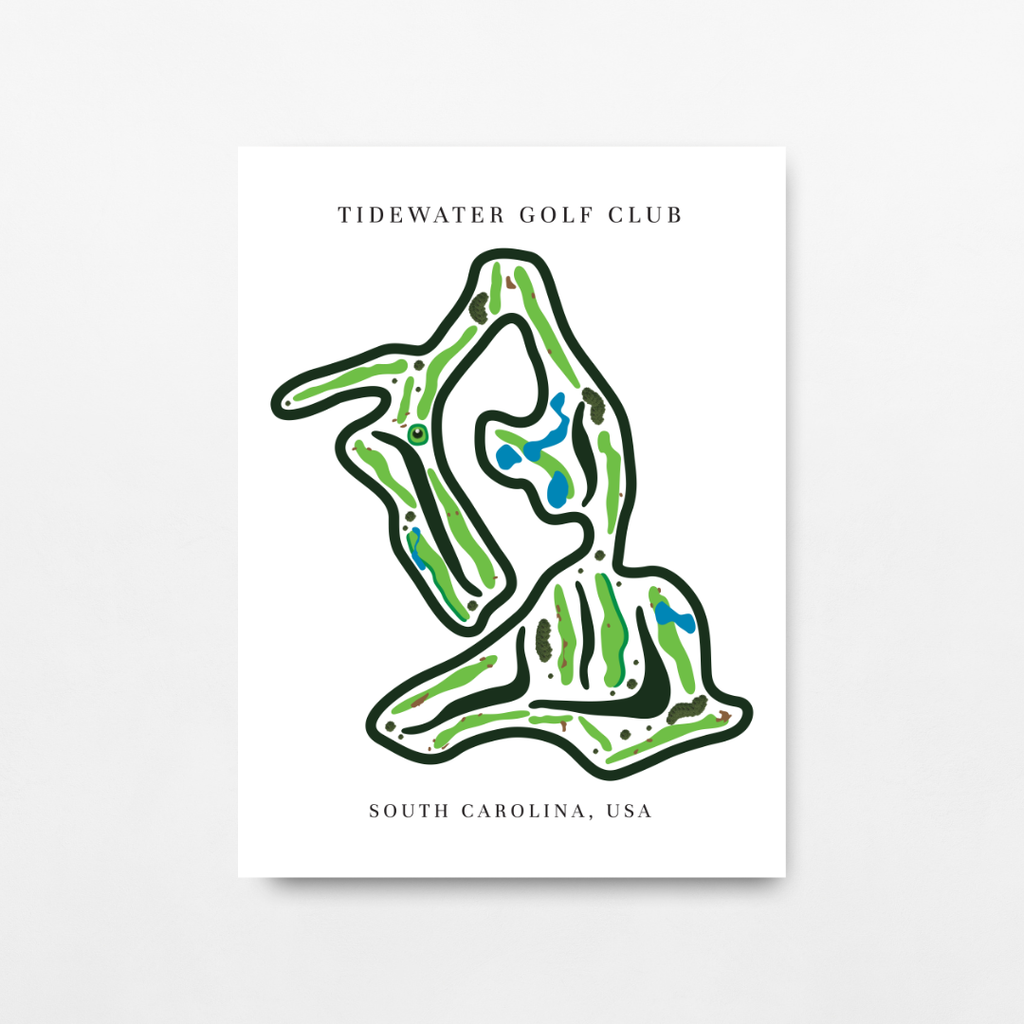 Tidewater Golf Club, Golf Course Prints, South Carolina