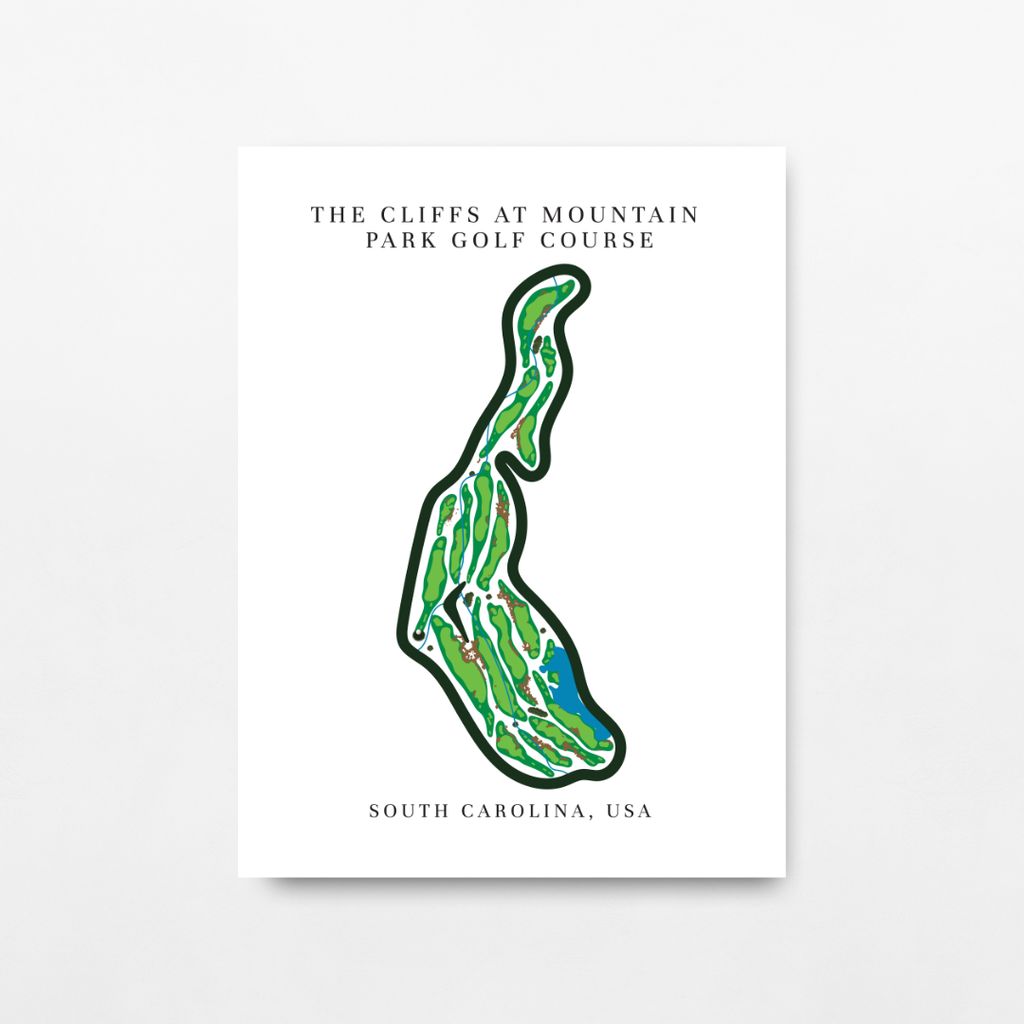 The Cliffs at Mountain Park Golf Course, Golf Course Prints, South Carolina