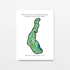 The Cliffs at Mountain Park Golf Course, Golf Course Prints, South Carolina