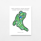 Omni Barton Creek Resort - Coore Crenshaw Course, Golf Course Prints, Texas