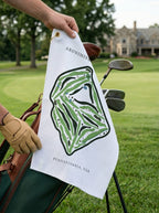 Aronimink golf club Pennsylvania | Golf Course Print Towels | Golf Course Microfiber image 2