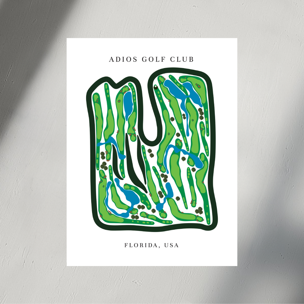 Adios Golf Club, Golf Course Prints, Florida