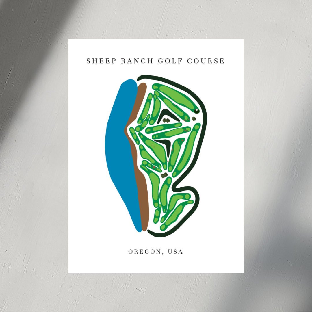 Sheep Ranch Golf Club, Golf Course Print, Oregon