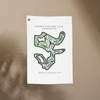 Carmel Country Club Golf Course Print, North Carolina | Golf Course Print Towels | Golf Course Microfiber