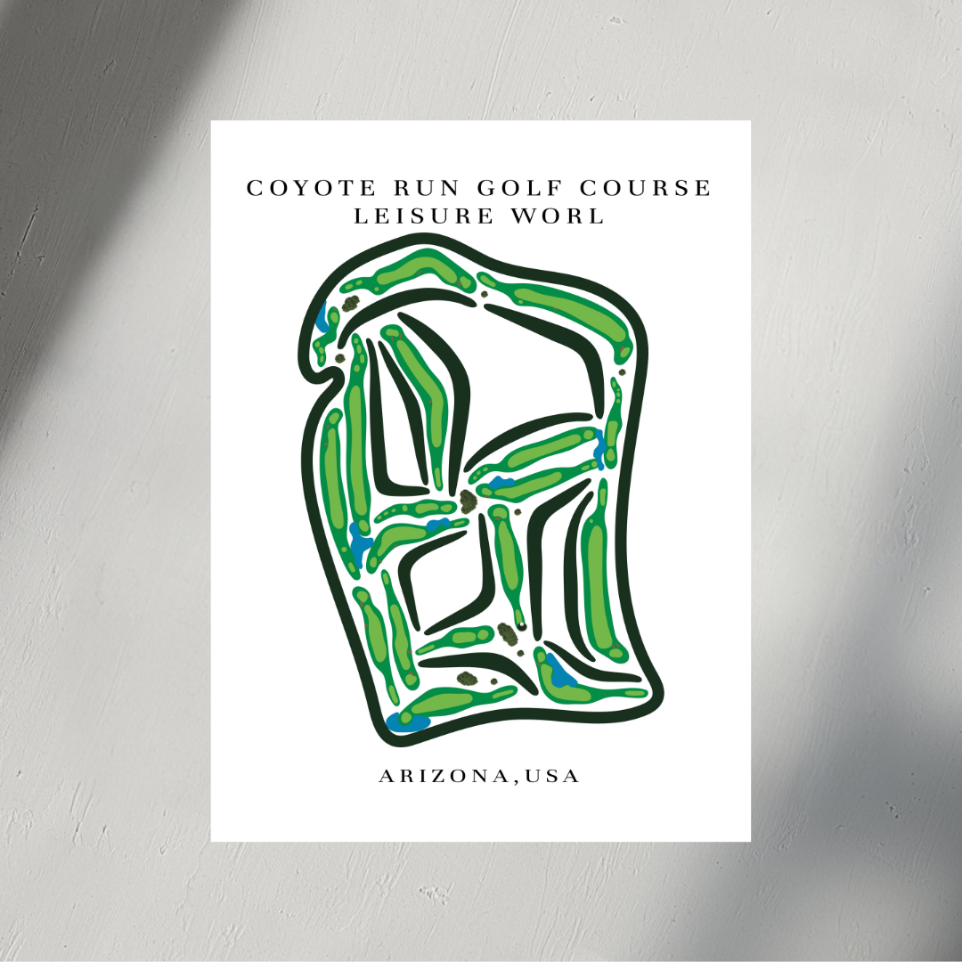 Coyote Run Golf Course, Leisure World Golf Course Print, Arizona