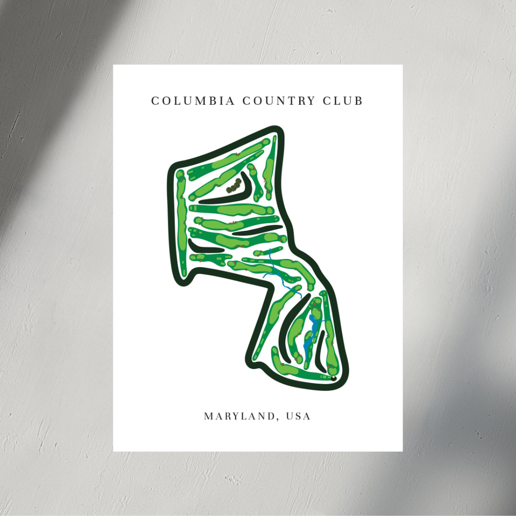 Columbia Country Club, Golf Course Print, Maryland