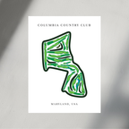 Columbia Country Club, Golf Course Print, Maryland