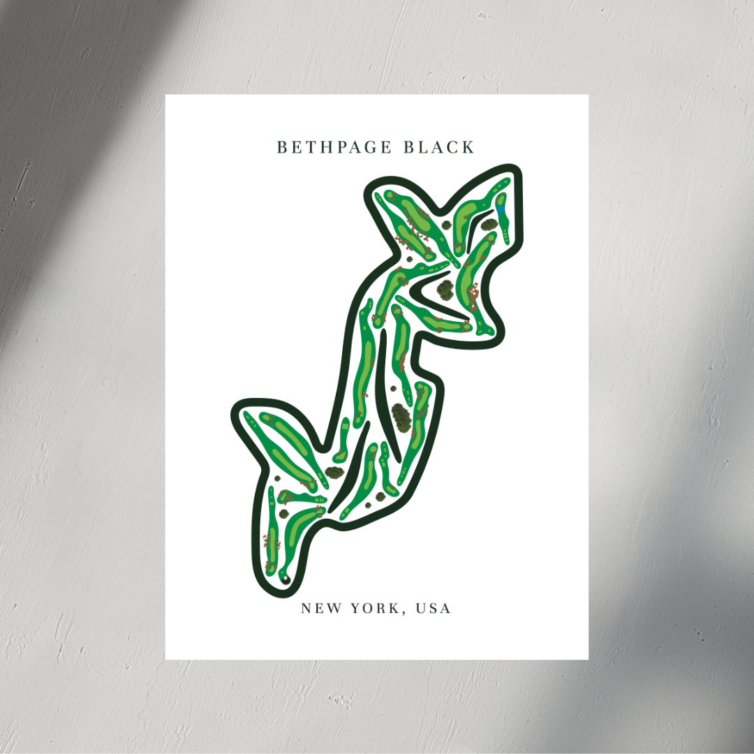 Bethpage Black, Golf Course Prints, New York