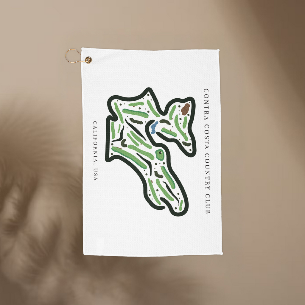 Contra Costa Country Club, Golf Course Print, California | Golf Course Print Towels | Golf Course Microfiber