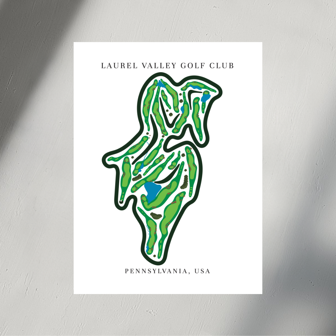 Laurel Valley Golf Club, Golf Course Prints, Pennsylvania