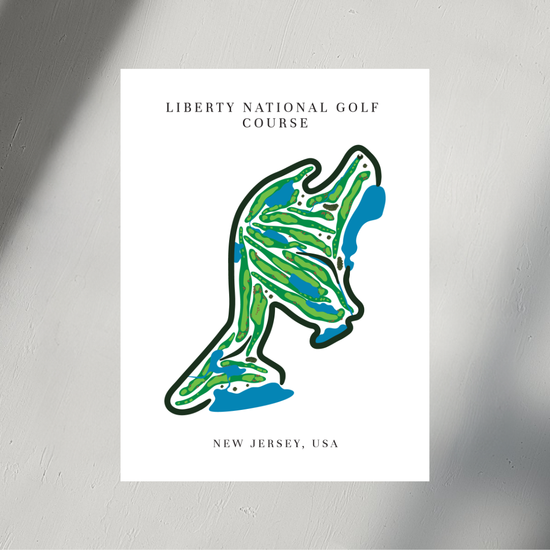 Liberty National Golf Course, Golf Course Prints, New Jersey
