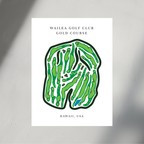 Wailea Golf Club Golf Course Prints, Hawaii