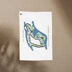 Fishers Island Club Golf Course Prints, New York | Golf Course Print Towels | Golf Course Microfiber