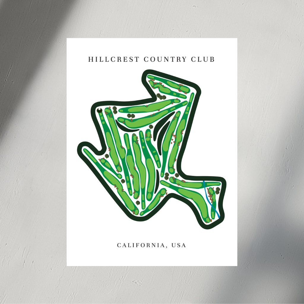 Hillcrest Country Club, Golf Course Prints, California