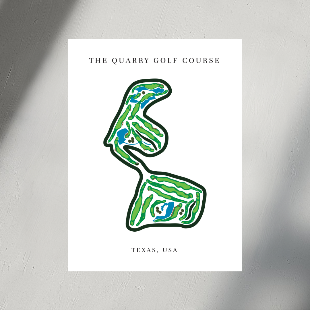 The Quarry Golf Course, Golf Course Prints, Texas