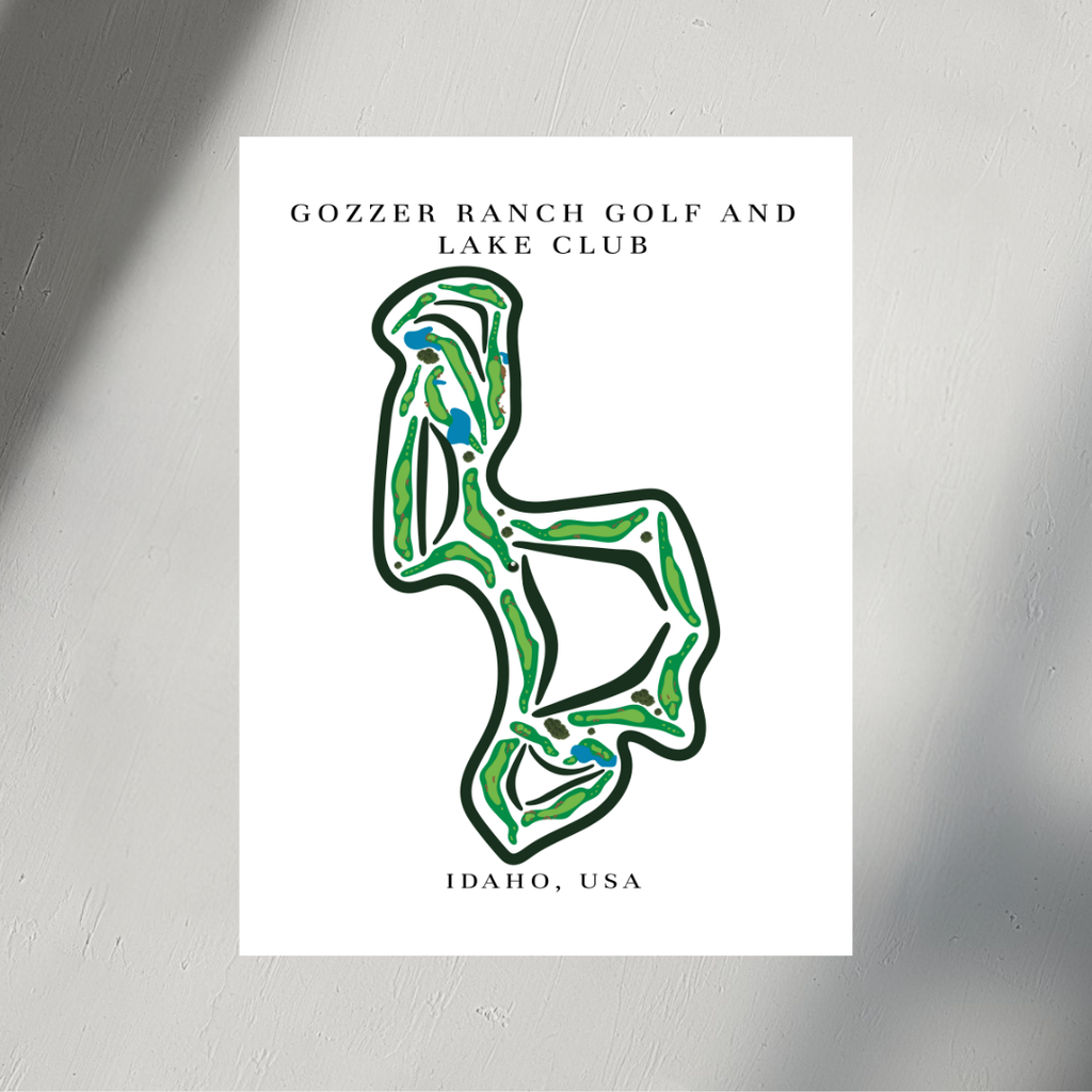 Gozzer Ranch Golf and Lake Club, Golf Course Prints, Idaho