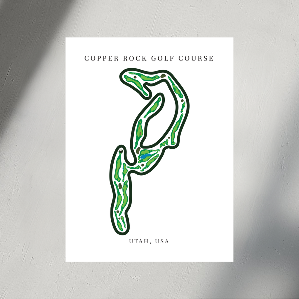 Copper Rock Golf Club, Golf Course Print, Utah