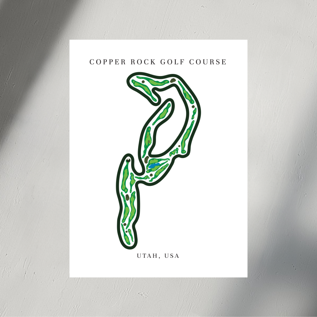 Copper Rock Golf Club, Golf Course Print, Utah