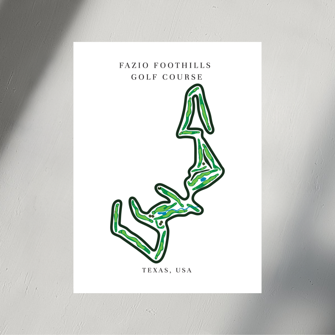 Fazio Foothills Golf Course at Omni Barton Creek Resort, Golf Course Prints, Texas