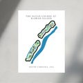 The Ocean Course at Kiawah Island, Golf Course Prints, South Carolina