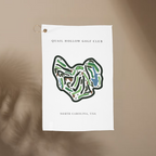 Quail Hollow Golf Club, Golf Course Print, North Carolina | Golf Course Print Towels | Golf Course Microfiber