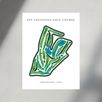 TPC Louisiana Golf Club, Golf Course Print, Louisiana