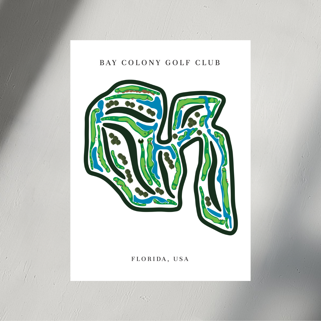 Bay Colony Golf Club, Golf Course Prints, Florida