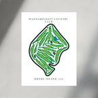 Wannamoisett Country Club, Golf Course Prints, Rhode Island