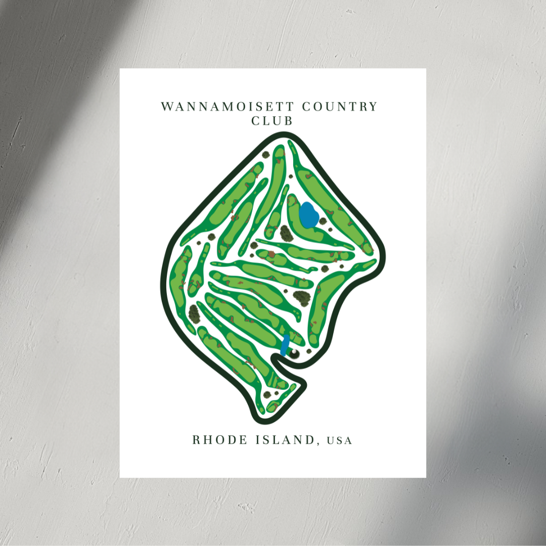 Wannamoisett Country Club, Golf Course Prints, Rhode Island