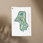 Butler national golf club Illinois | Golf Course Print Towels | Golf Course Microfiber