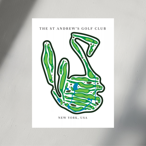 The Saint Andrews Golf Club, Golf Course Canvas Print, New York