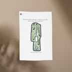 Pleasant Hills Golf Club, Golf Course Prints, Michigan | Golf Course Print Towels | Golf Course Microfiber