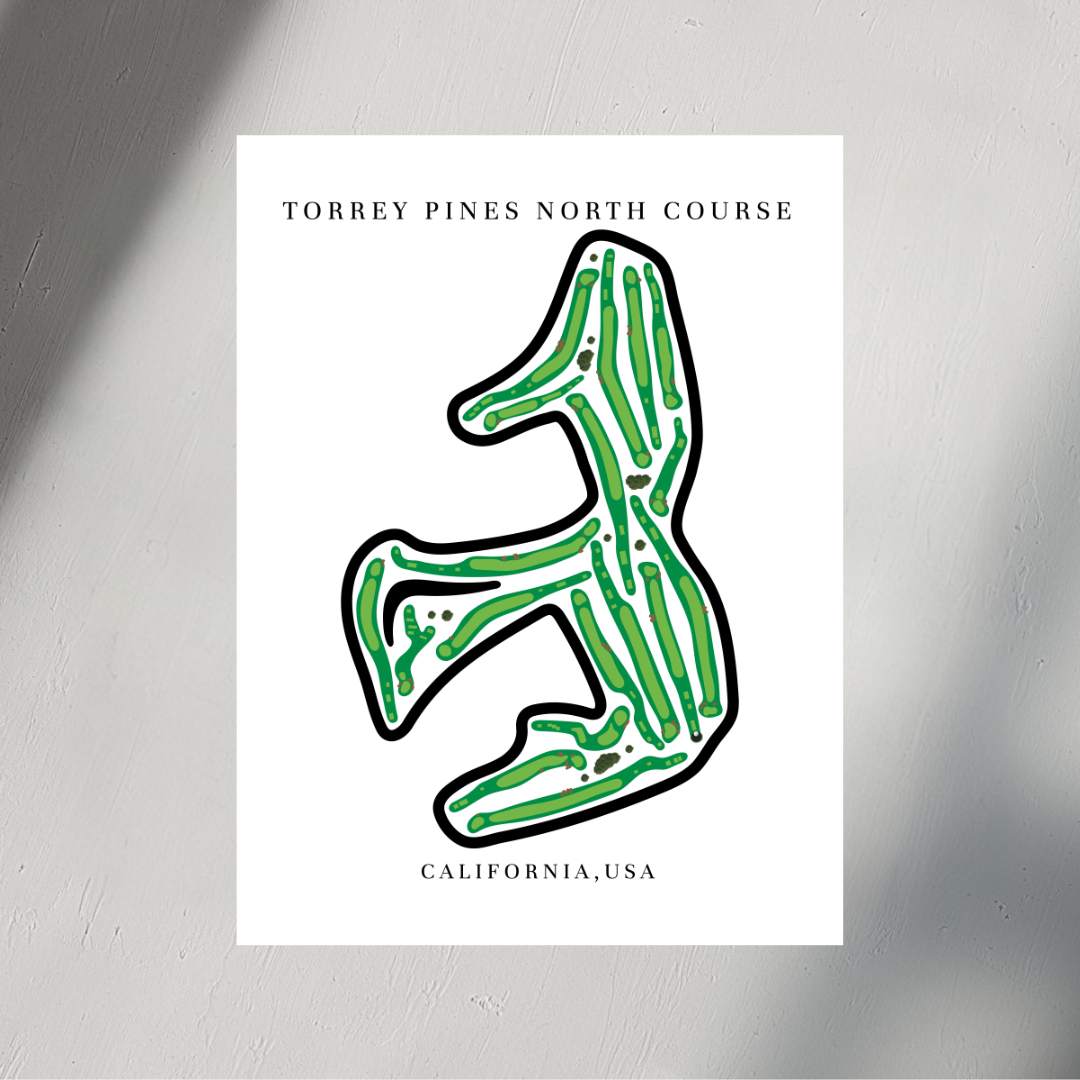 Torrey Pines North Course, Golf Course Print, California