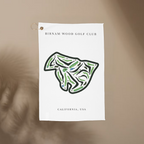 Birnam Wood Golf Club, Golf Course Print, California | Golf Course Print Towels | Golf Course Microfiber
