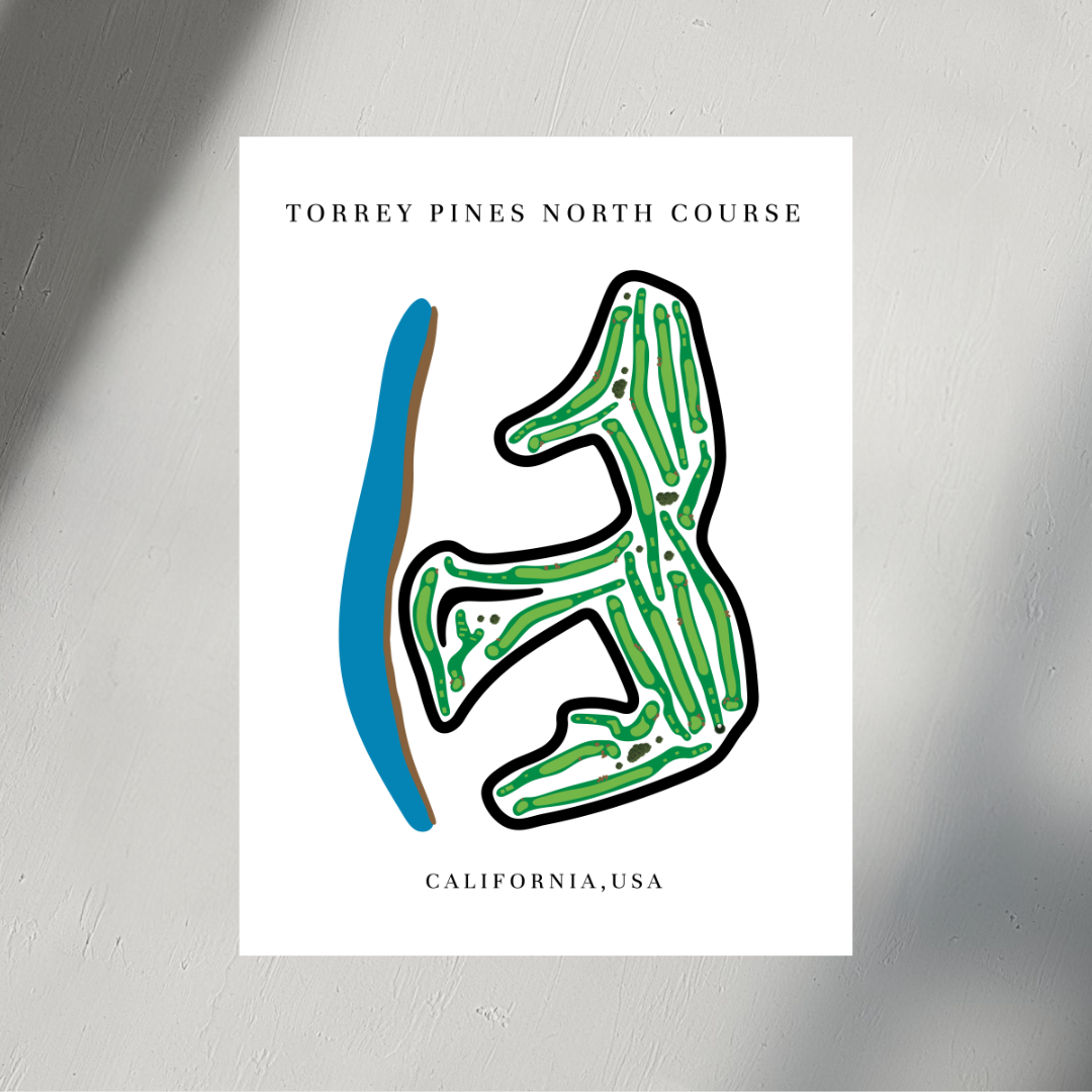 Torrey Pines North Course, Golf Course Print, California