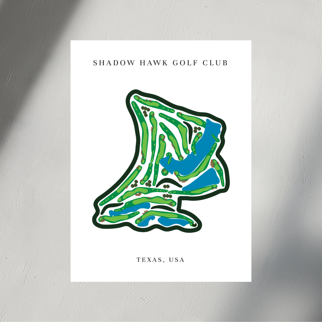 Shadow Hawk Golf Club, Golf Course Prints, Texas