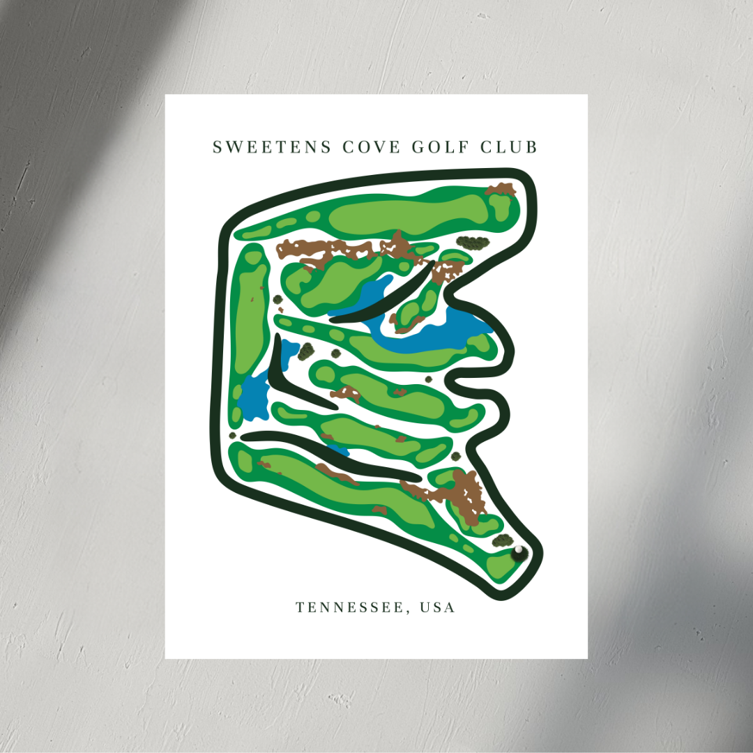 Sweetens Cove Golf Club, Golf Course Prints, Tennessee