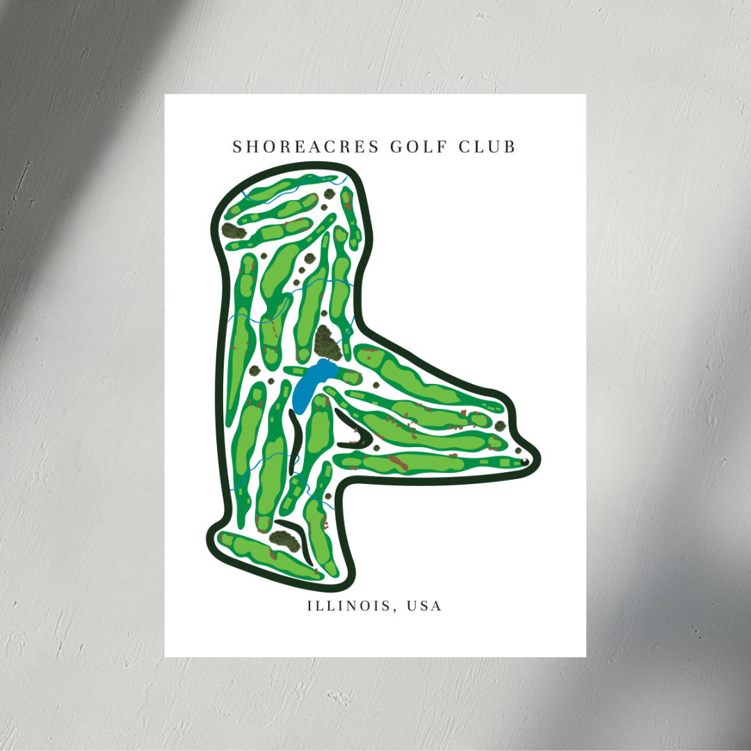 Shoreacres Golf Club, Golf Course Prints, Illinois