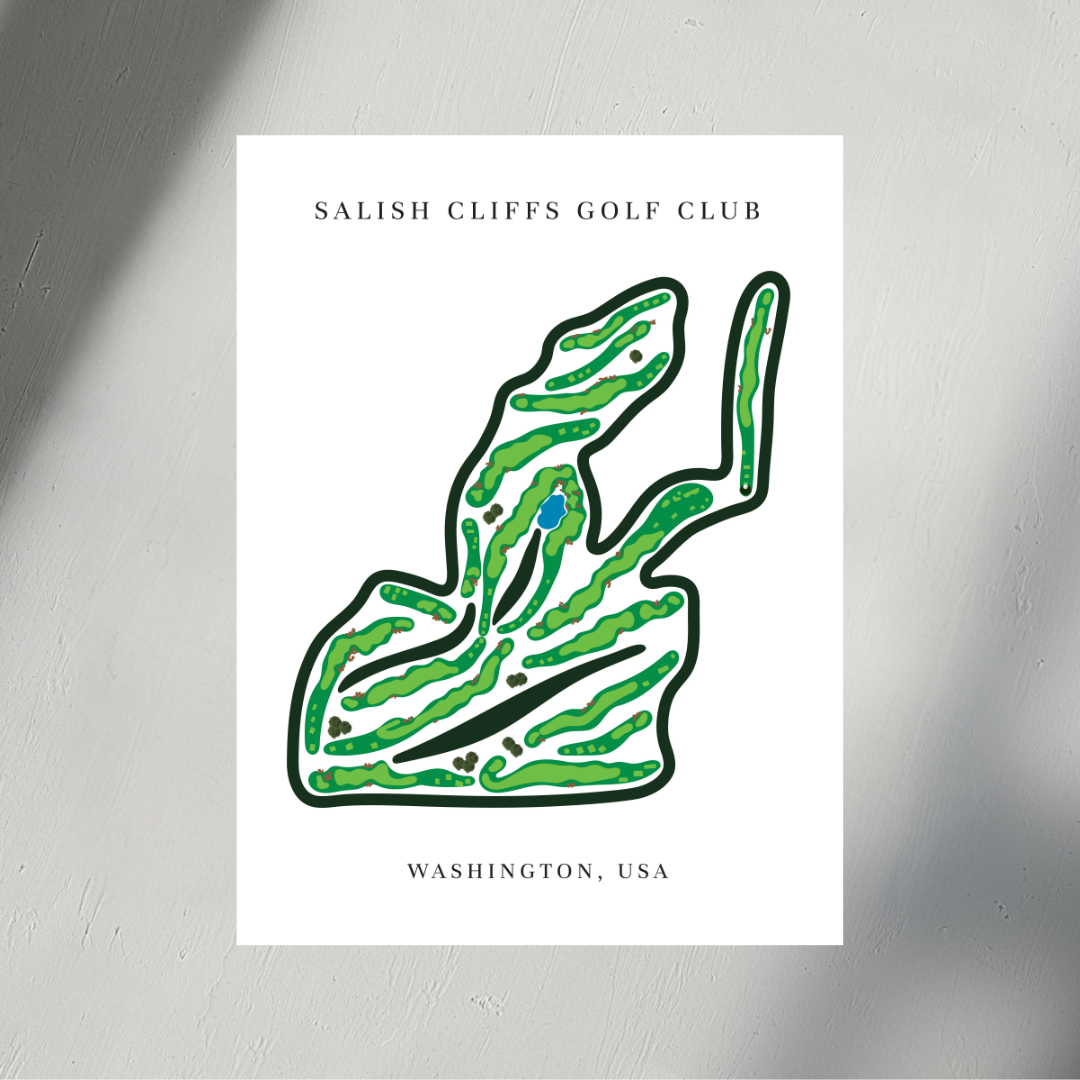 Salish Cliffs Golf Club, Golf Course Prints, Washington