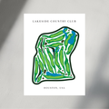 Lakeside Country Club, Golf Course Prints, Texas