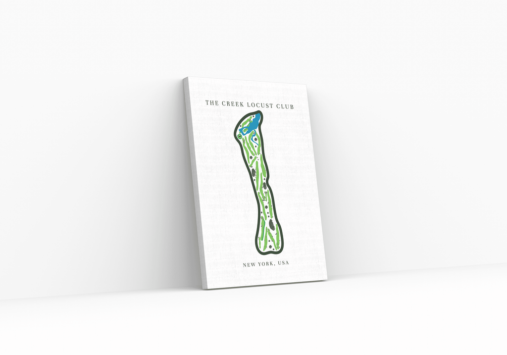 The Creek Golf Club Golf Course Canvas Print, New York