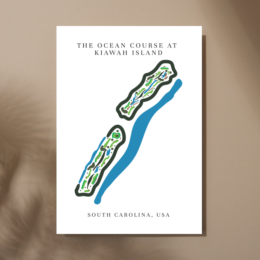 The Ocean Course at Kiawah Island, Golf Course Prints, South Carolina