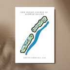 The Ocean Course at Kiawah Island, Golf Course Prints, South Carolina