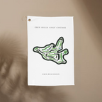 Erin Hills Golf Course Print, Wisconsin | Golf Course Print Towels | Golf Course Microfiber