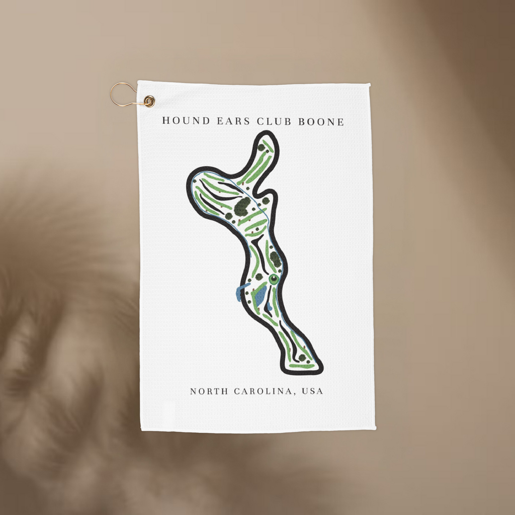 Hound Ears Club Golf Course Prints, North Carolina | Golf Course Print Towels | Golf Course Microfiber